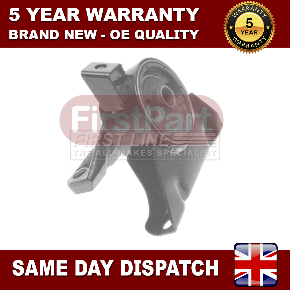 Fits Mazda 323 1998 2001 1 8 FirstPart Right Upper Engine Mounting 